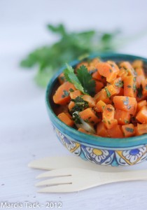 Salade de carottes à l'orientale