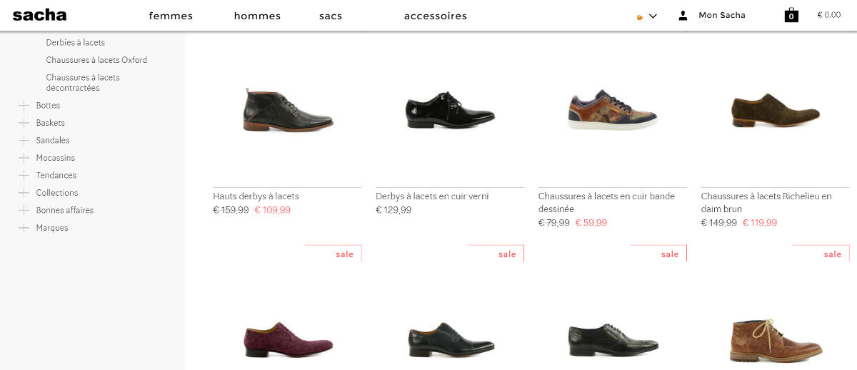 chaussure sacha london